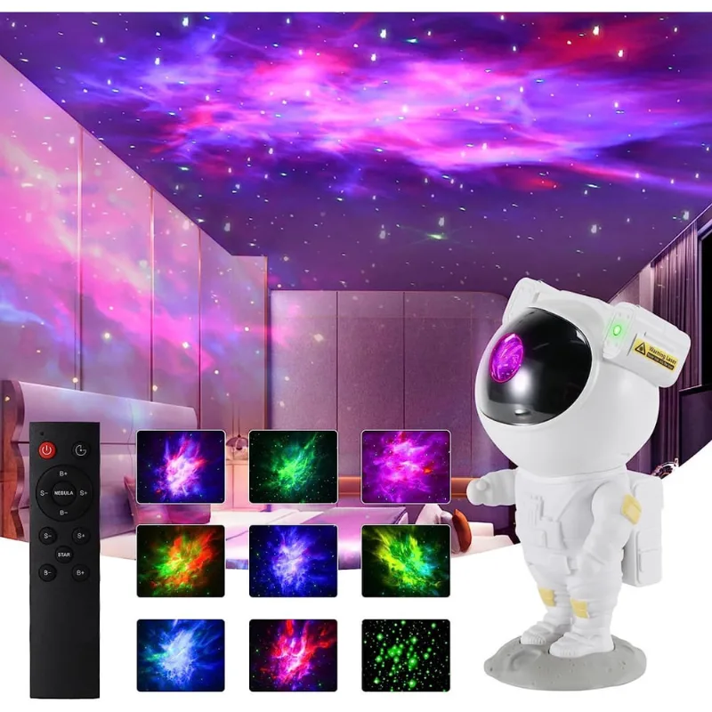 Astronauta Luz Projetor Crianças Star Galaxy Luz Noturna, Gala