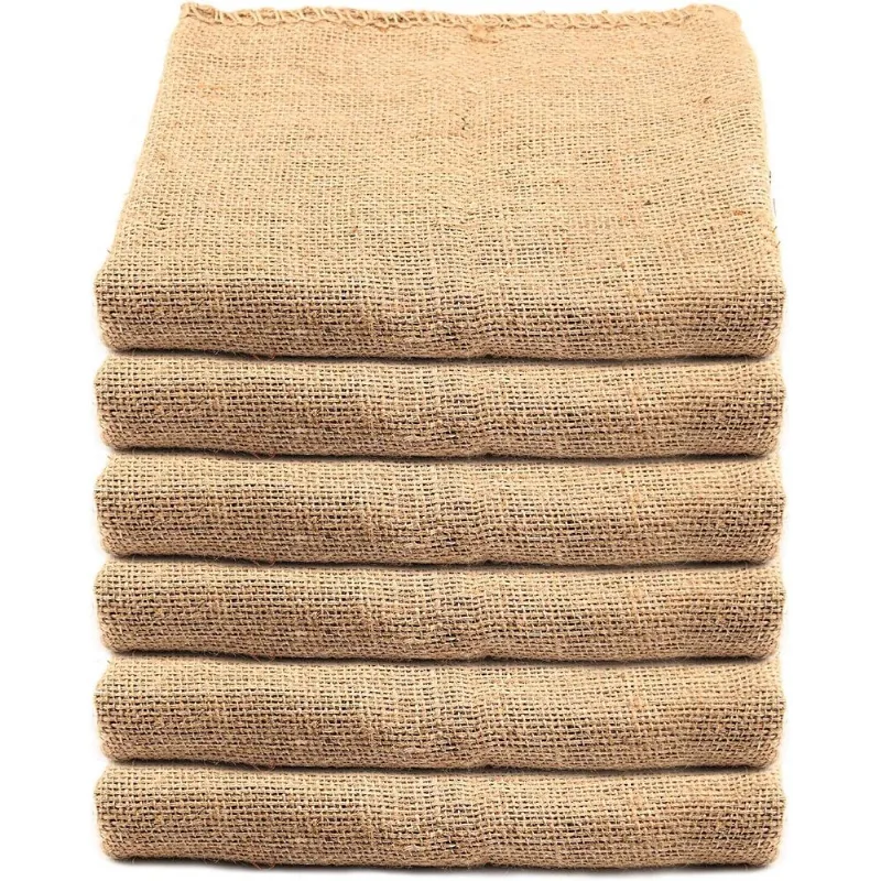 6 Pack 40 X 24 Polegadas Sacos De Estopa Grande Saco De Estopa De Grau Alimentício