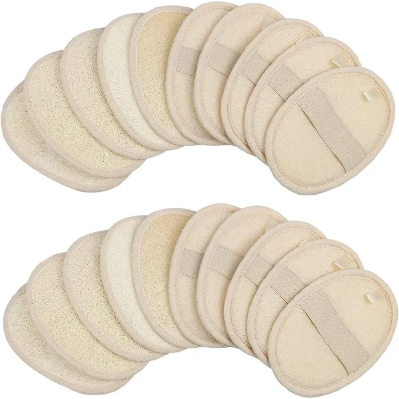 Esfoliante Bucha Almofada De Esponja Grande 4x5.7-100% Natural Luff