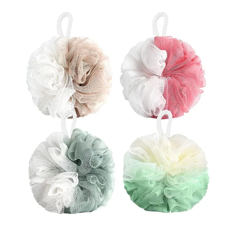 Banho Chuveiro Esponja Buchas Soft Net Body Scrubber Sponge Ba