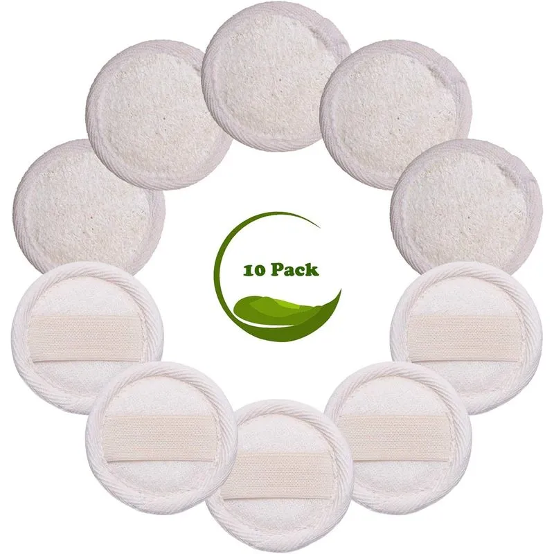 10 Packs Esfoliante Bucha Facial Escova Limpador E Massageador