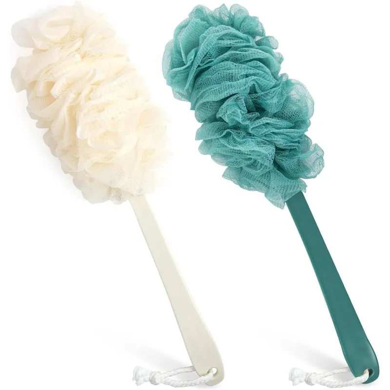 2pack Depurador Traseiro Para Chuveiro Bucha Esponja Escova De Chuveiro