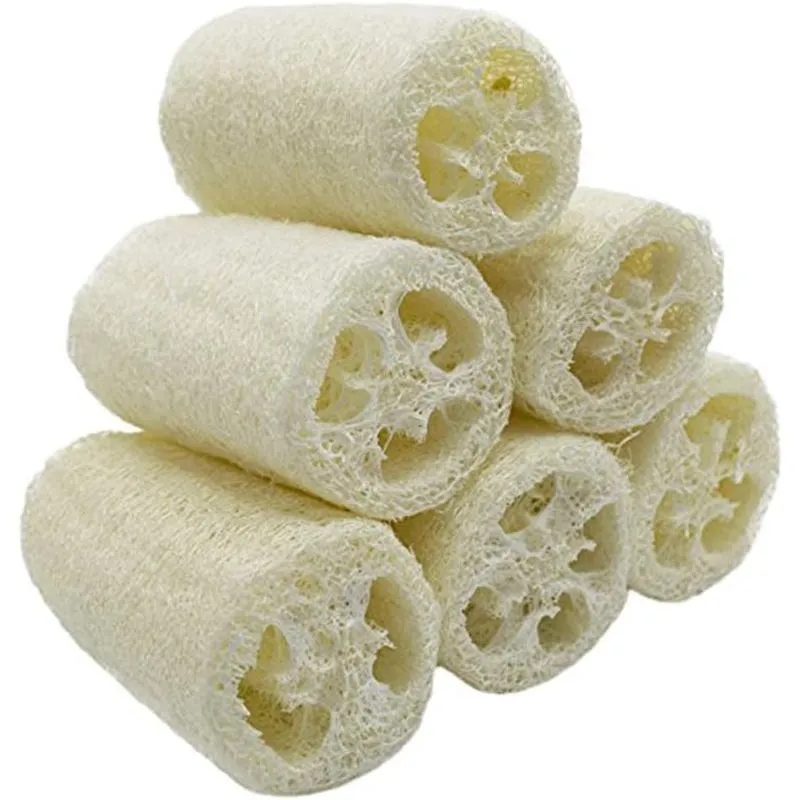 100% Natural 6 Pack De Buchas De 4 Polegadas Spa Esfoliante