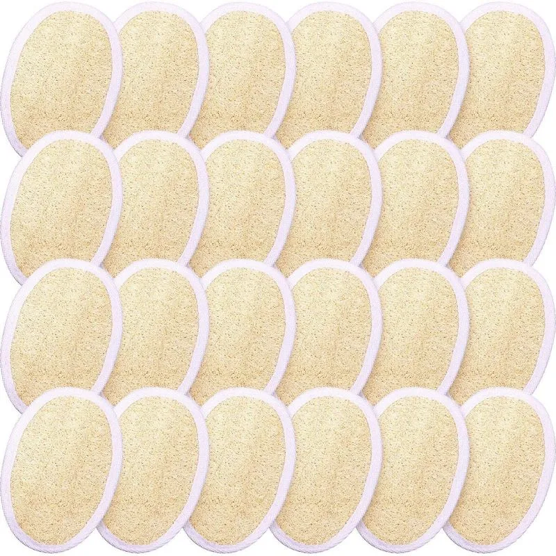 24 Peças Bucha Esfoliante Pad Body Scrubber Banho Chuveiro L