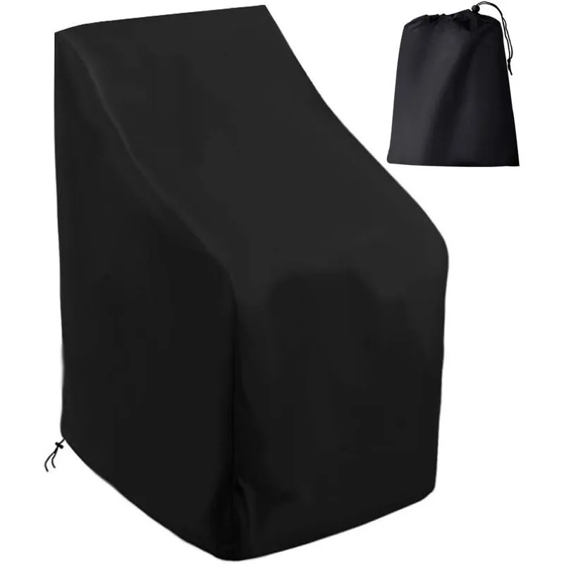 Capas De Cadeira Ao Ar Livre Capa De Cadeira De Pátio Preta Pa Impermeável