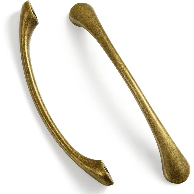 6 Pack Antigo Bronze Arco Do Armário Puxa 63 Polegadas (160mm) Furo