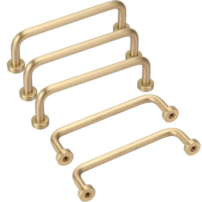 Armário De Latão Puxa Sólido Puro 3.78inch 96mm Hole Center Dr
