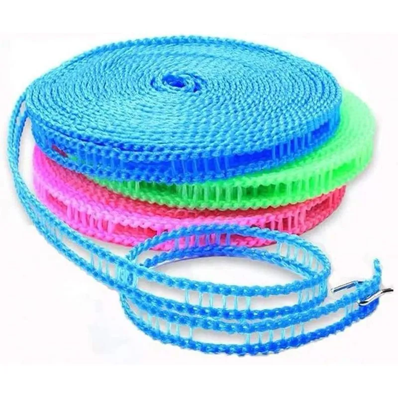 3 Pcs Varal Roupas Secagem Corda Portátil Viagem Vestir