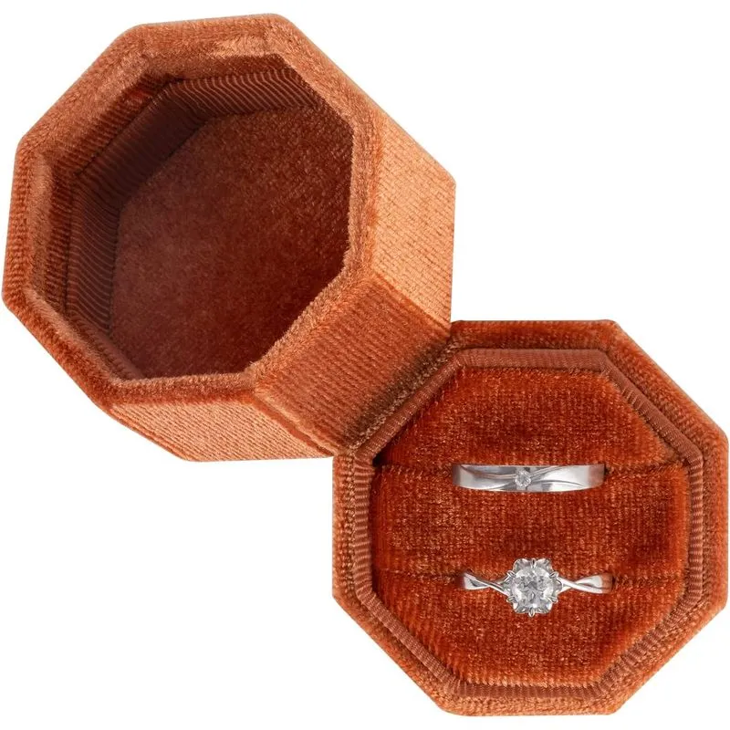 Ring Box Caixas De Joias De Veludo Para Proposta De Noivado Weddi