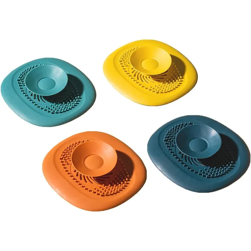 4pc Dreno De Cabelo Catcher Banheira Tampa Dreno Chuveiro Cabelo Parar
