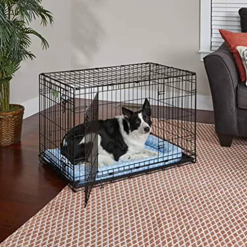 Cama De Cachorro Azul De 36l De Polegada Ou Cama De Gato C/ Reforce Confortável | Ideal Para Raças Médias / Grandes De Cães E Se Encaixa