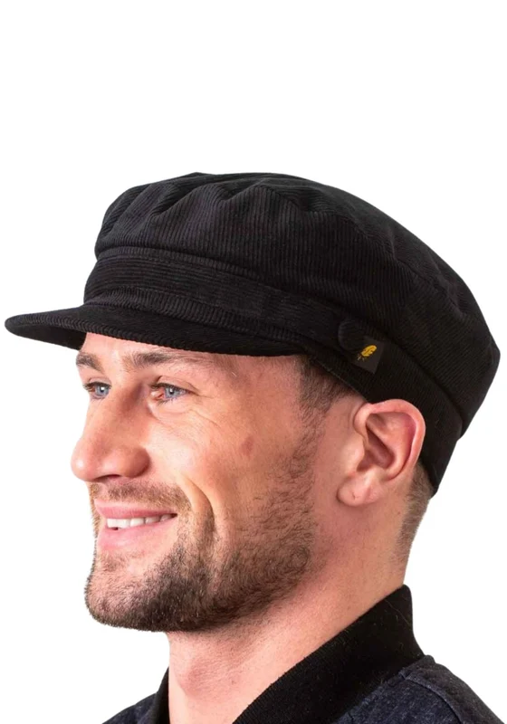 Skipper Cord Cap - Black Black / S