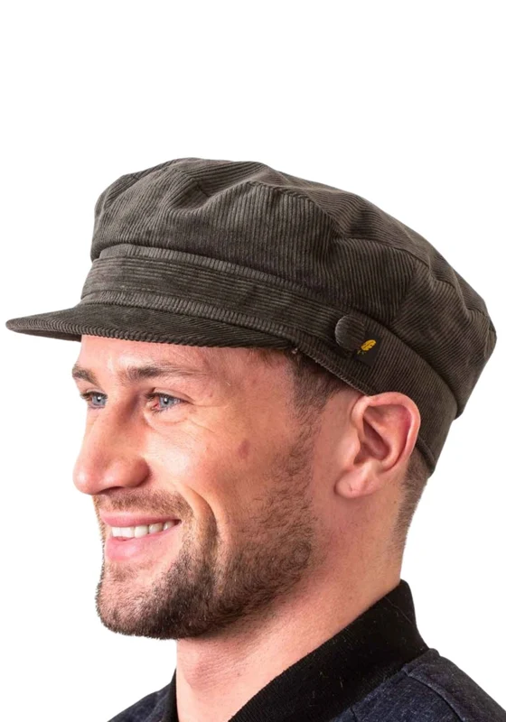 Skipper Cord Cap - Green Green / XL