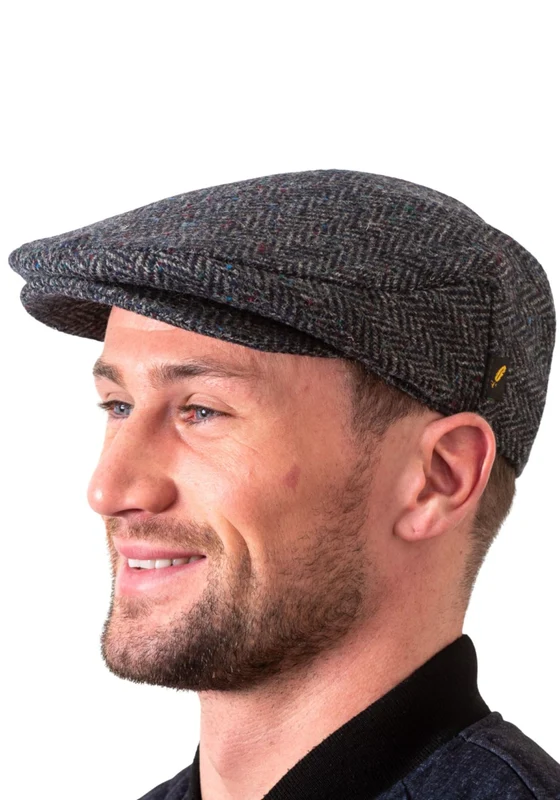 Donegal Tweed Cap - Grey Grey / XL
