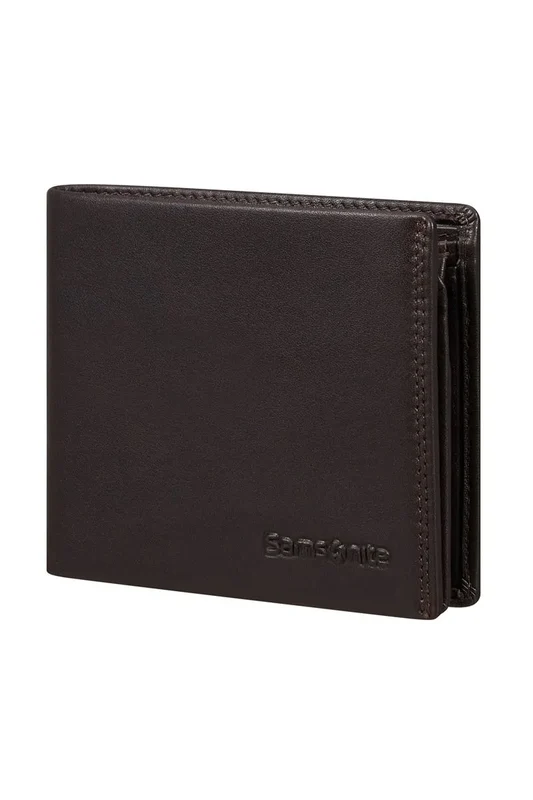 Samsonite Attack 2 SLG Men's Brown Leather Wallet Brown