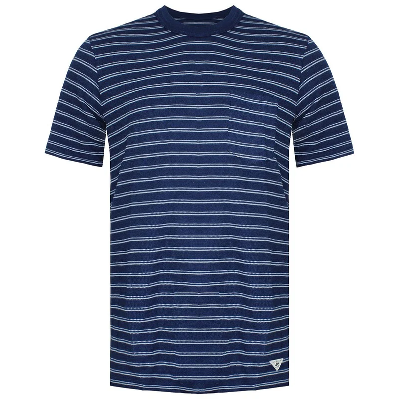 Lee Authentic One Pocket Mens Navy T-Shirt S