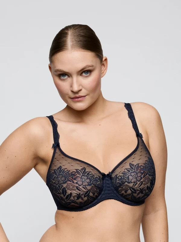 Madison Full Cup Seamless Bra - Velvet Blue Velvet Blue / 34 / F