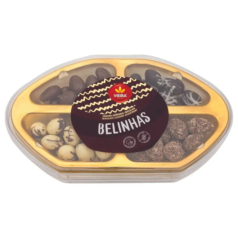 Amêndoas VIEIRA Belinhas cobertas com chocolate 200g