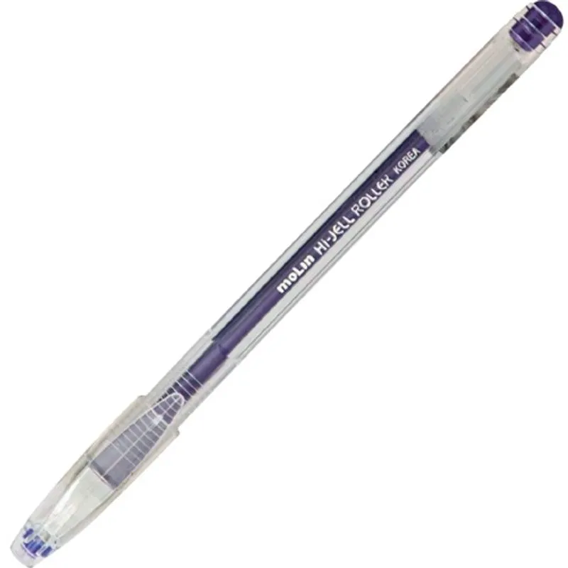 Caneta Gel Metálica Violeta Ponta fina 0.7 mm Marca Molin