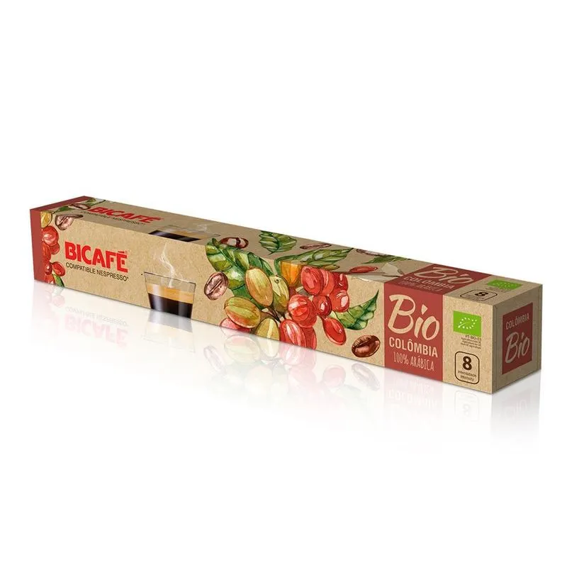 Cápsula Bicafé Bio Colômbia P/ Máquinas Nespresso