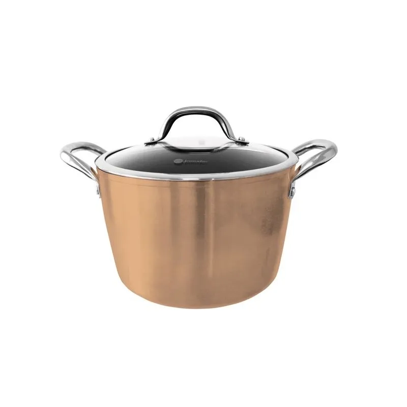 Panela jomafe hugi revestida em antiaderente com tampa 20CM
