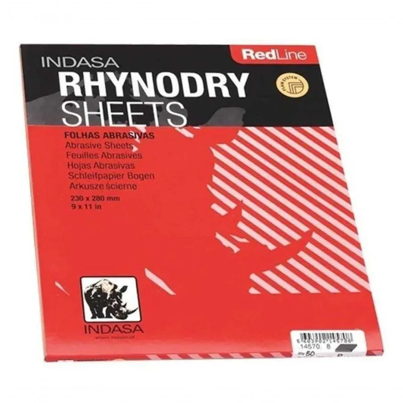 Indasa Lixa Seco 230x280 Rhynodry Red - P600