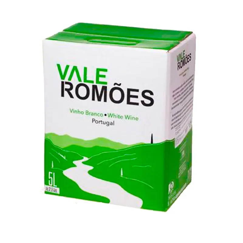 Vinho Vale Romões Bag In Box Branco Portugal 5l