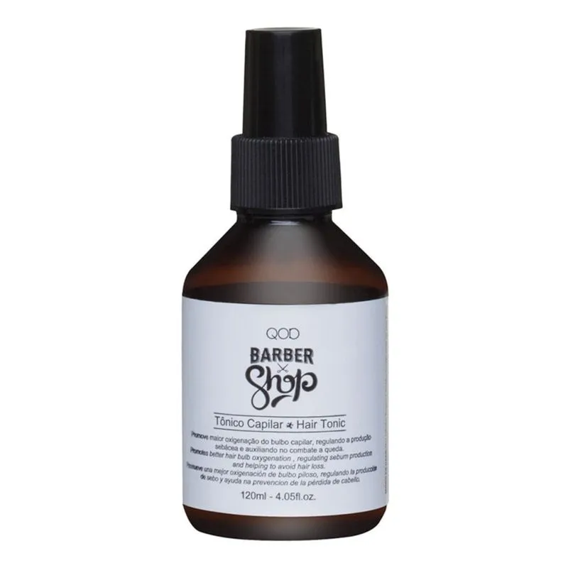 Tônico Capilar Combate A Queda 120ml Qod Barber Shop Tônico Capilar Combate A Queda 120ml Qod Barber Shop