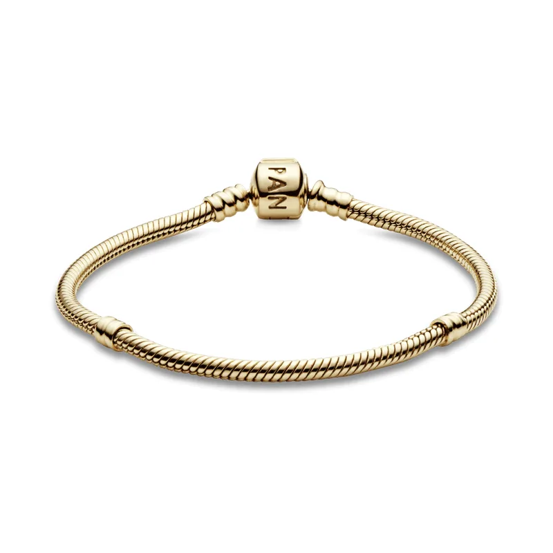 Bracelete De Ouro 14k Maleavel Pandora Moments Bracelete De Ouro 14k Maleável Pandora Moments - 18 CM
