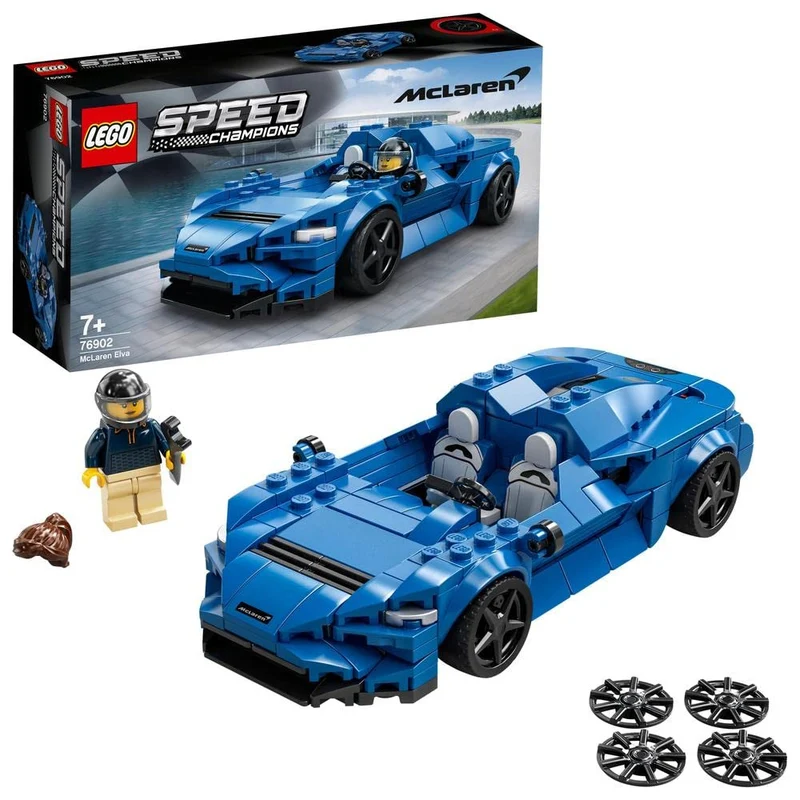 LEGO Speed Champions McLaren Elva 76902 ABS Block 263 pieces Blue Sports Car NEW
