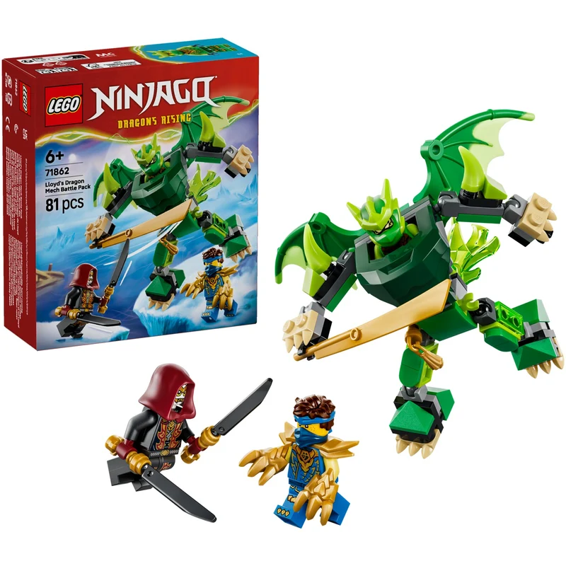 LEGO 71862 Lloyd's Dragon Mech Battle Pack - Ninjago Tates Toys