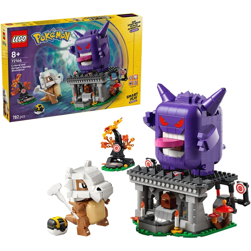LEGO 72166 SMART Play Compatible Cubone and Gengar's Spooky - Pokémon Tates Toys