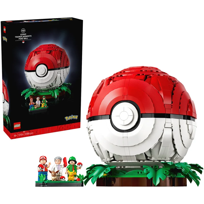 LEGO 72154 Iconic Trainer Moments Poke Ball - Pokémon Tates Toys