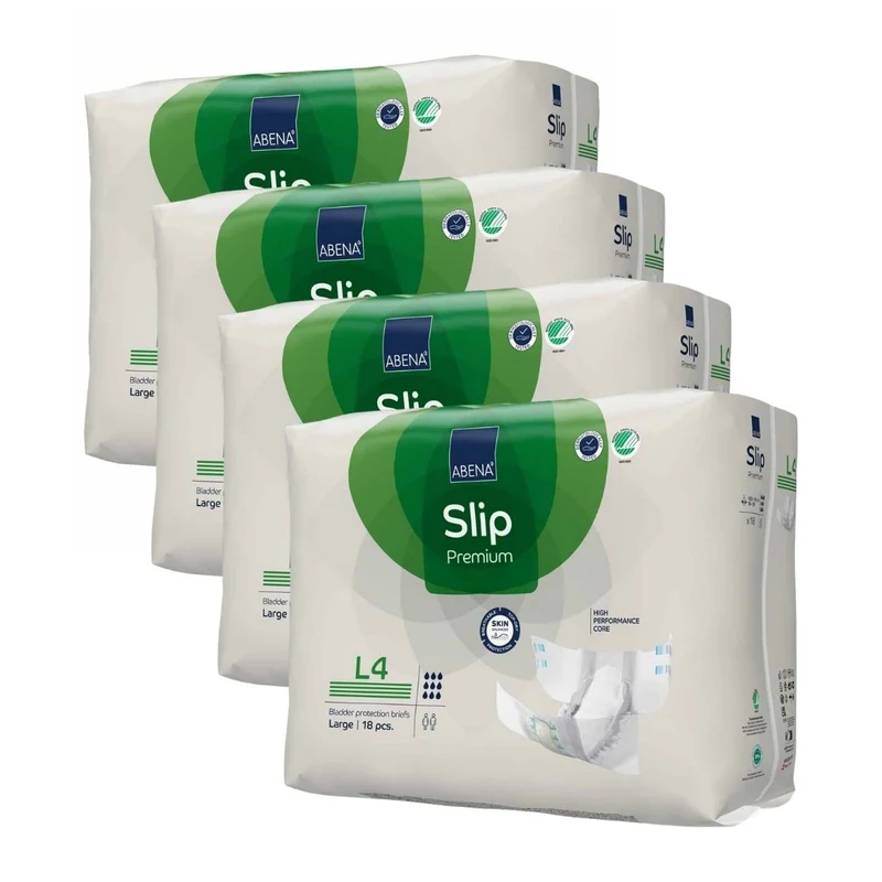 Fralda Abena Slip L4 Premium Caixa 4 Pacotes