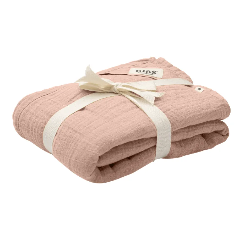 Manta Algodão Rosa Bebê Bibs