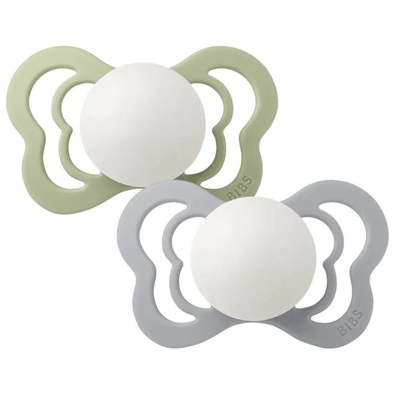 Babetes De Chupeta Couture Sage Glow/Cloud Glow 0m+ (Pacote Com 2)