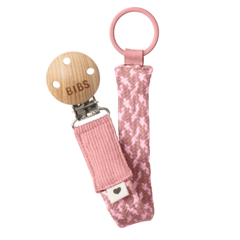 Prendedor de Chupeta Rosa Bebê Bibs
