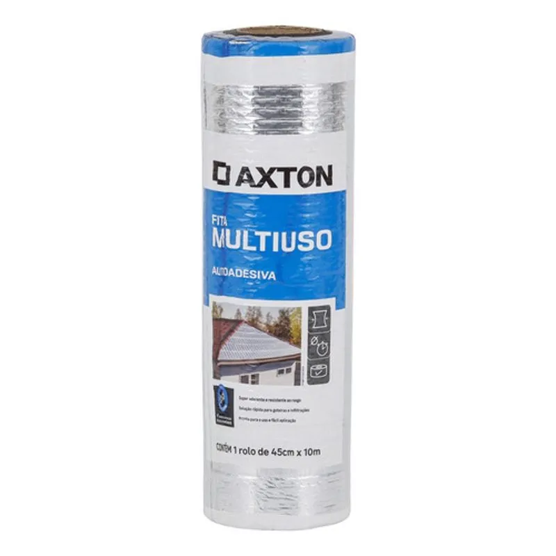 Fita Asfáltica Autoadesiva 45cmx10m Axton Multiuso