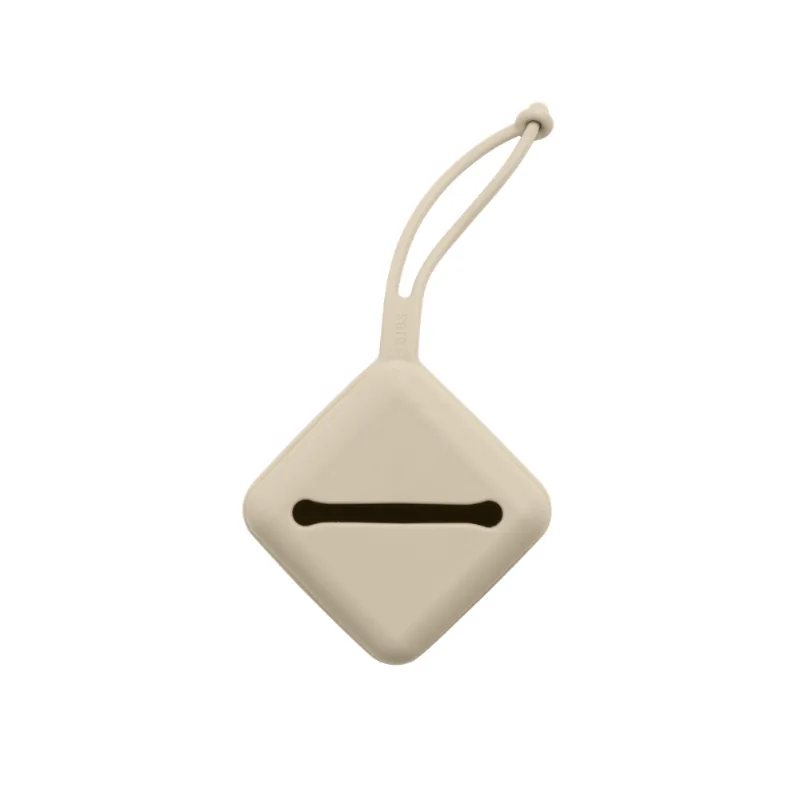 Porta Chupeta de Silicone Baunilha Bibs