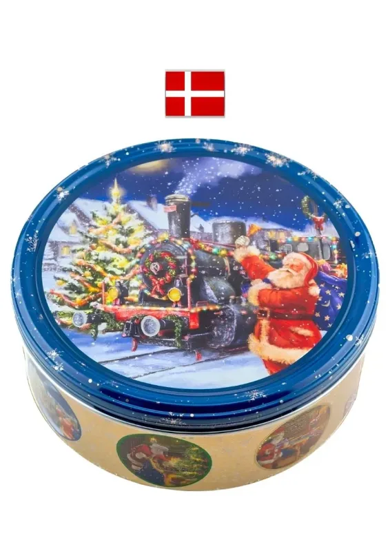 JACOBSENS BISC. VINTAGE CHRISTMAS 150g - Biscoitos com chocolate e amanteigados. Origem: Dinamarca