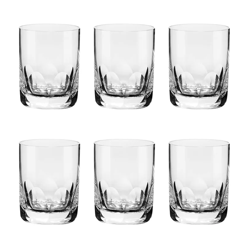 Jogo de 6 Copos em Cristal Strauss On The Rocks - 430 ml - Jurerê