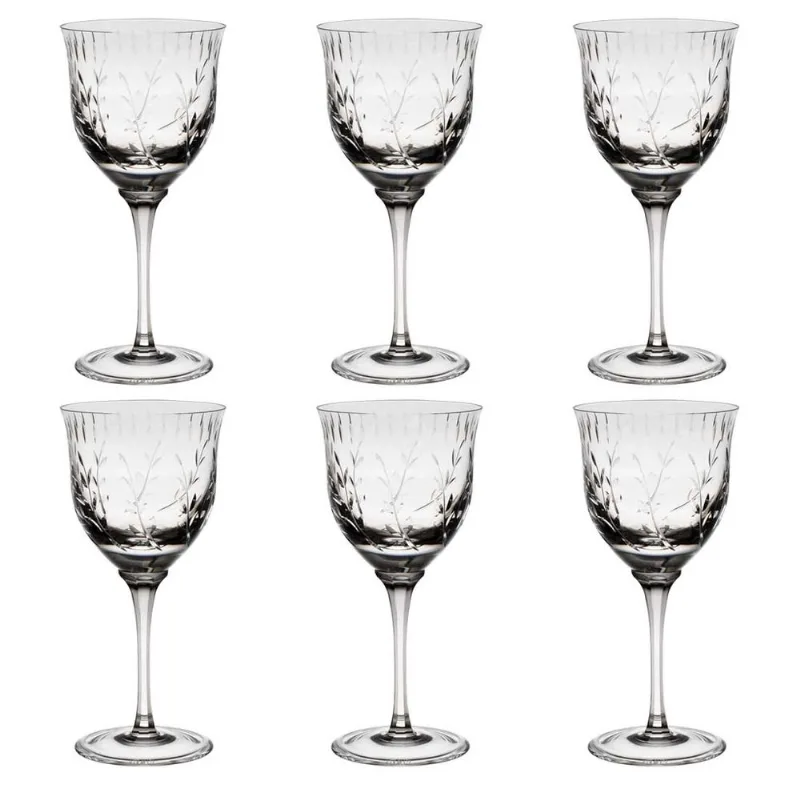 Jogo de 6 Taças em Cristal Strauss para Água - 520 ml - Ramos