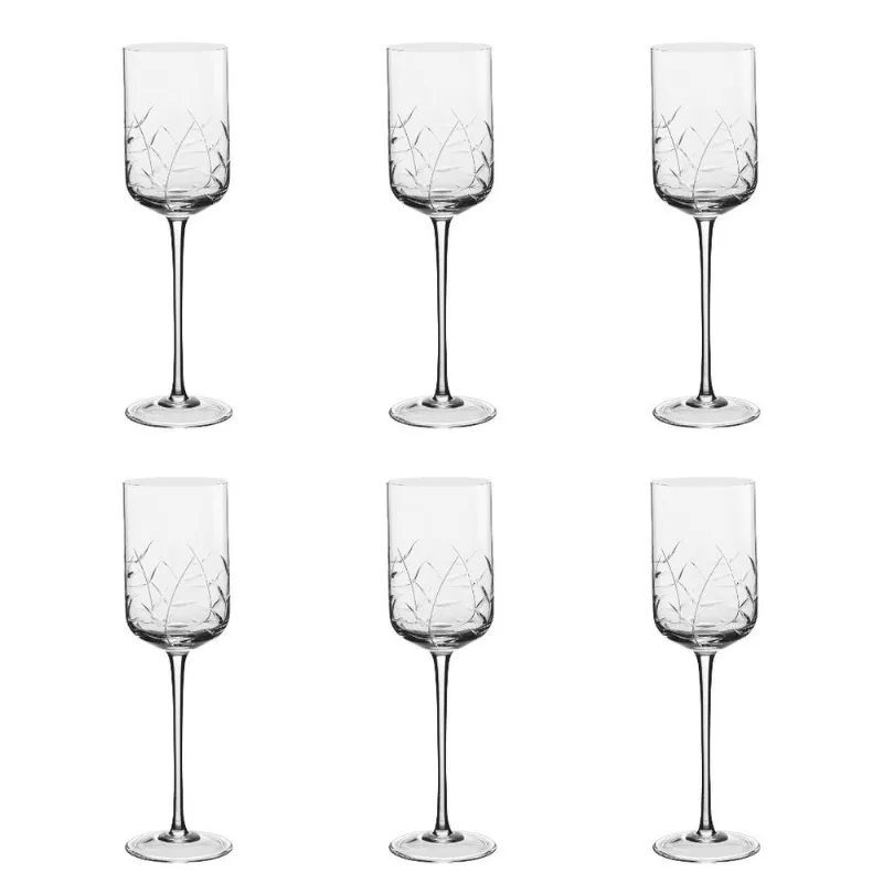 Jogo de 6 Taças de Cristal Strauss Água - 385 ml - Oásis