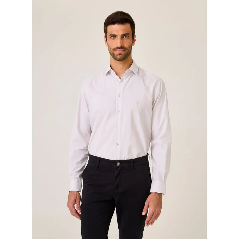 Camisa Slim Fit Wrinkle Free Dudalina Masculina 44
