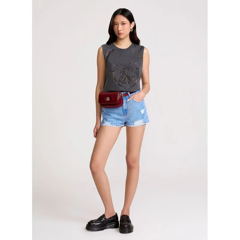 Shorts Jeans Hw Mini Tailandia John John Feminino 36