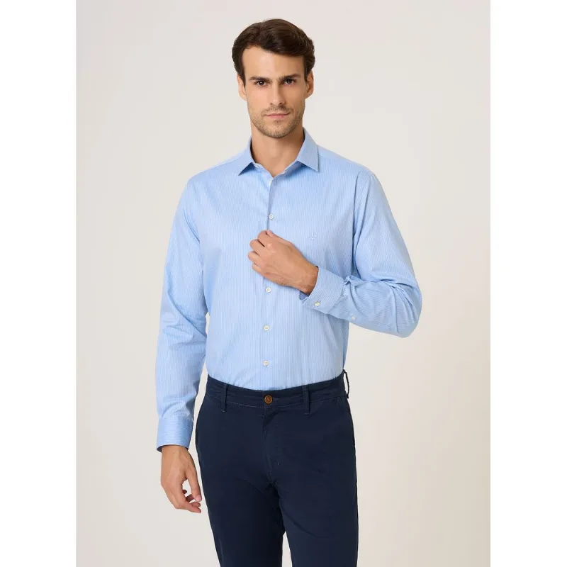 Camisa Slim Fit Luxury Wrinkle Free Dudalina Masculina 38