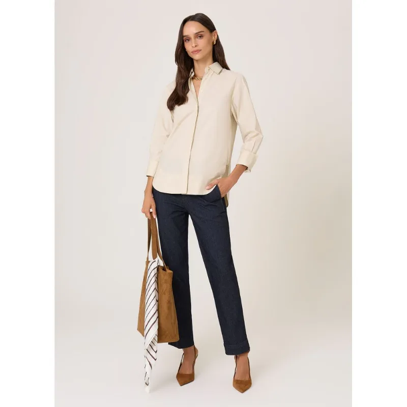 Calça Jeans Reta Priscila Dudalina Feminina 46