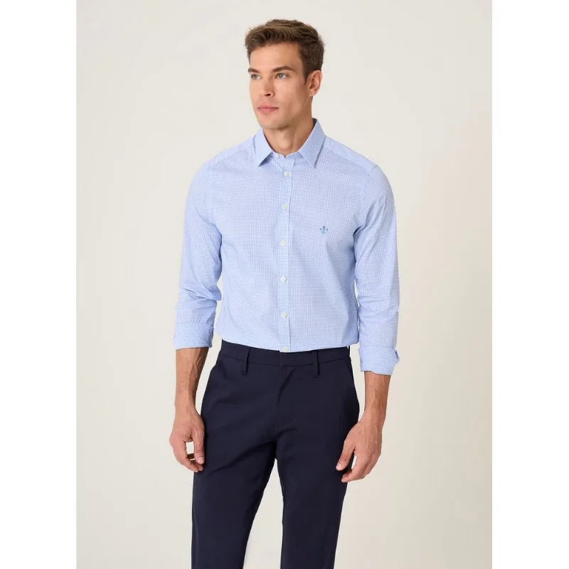 Camisa Milano Fit Performance Xadrez Dudalina Masculina 44