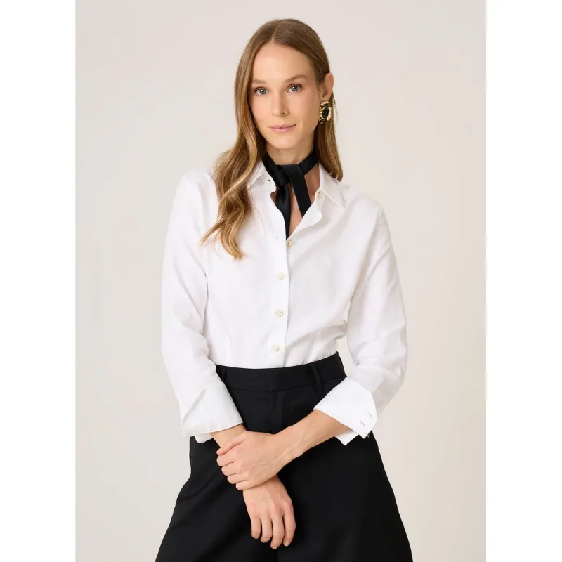 Camisa Slim Fit Maquinetada Dudalina Feminina 44