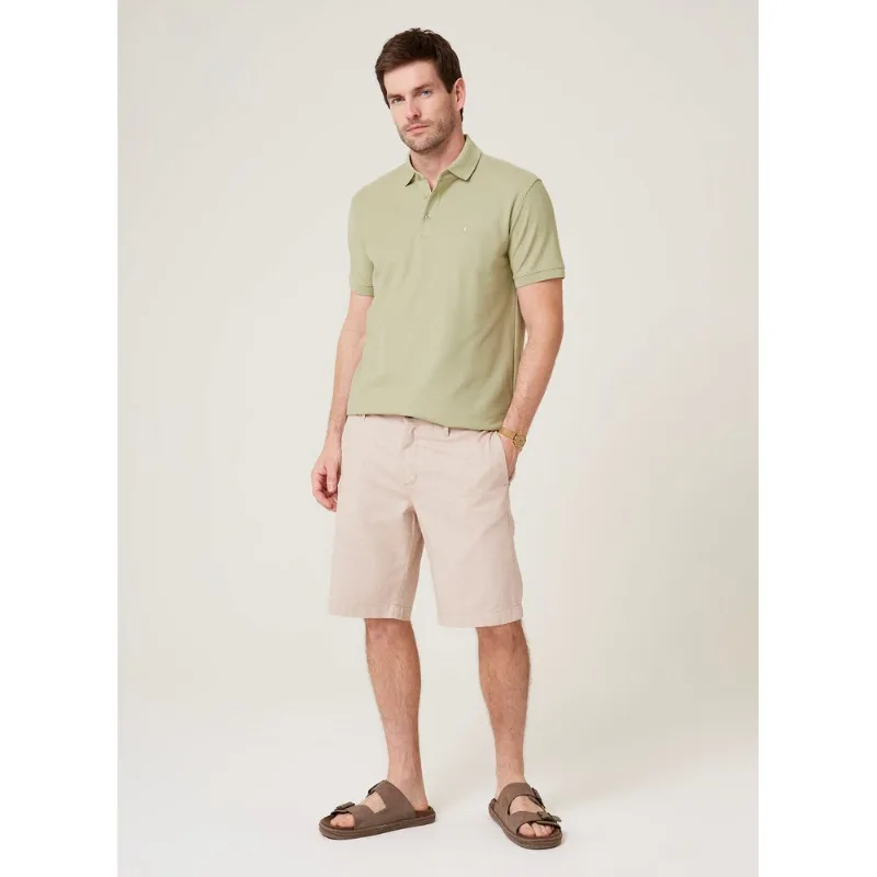 Bermuda Chino Right Fit Oxford Colors Dudalina Masculina 56